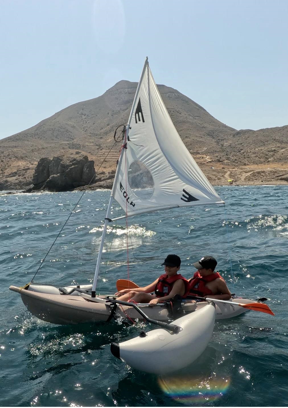 Kit de vela para kayak XL | Convierte tu kayak en kayak a vela | Vela Eola - Imagen 4