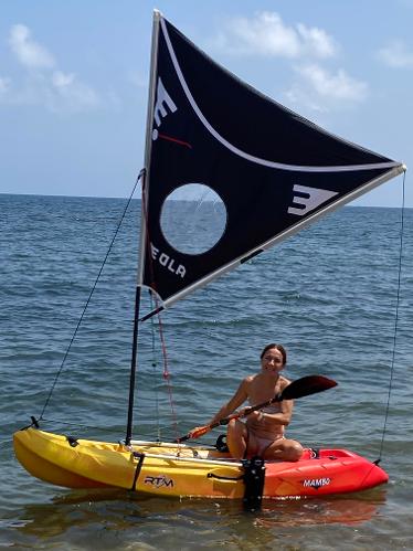 Kit de vela para kayak | Convierte tu kayak en WindKayak - Imagen 2